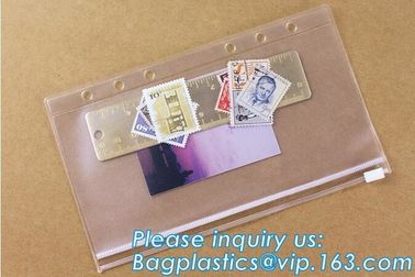 Biodegradable Page Banknotes Postage Stamp Pockets Transparent PVC Money Album Loose-leaf Sheet Holders page bags holder supplier