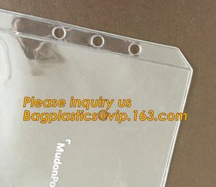 Biodegradable Page Banknotes Postage Stamp Pockets Transparent PVC Money Album Loose-leaf Sheet Holders page bags holder supplier