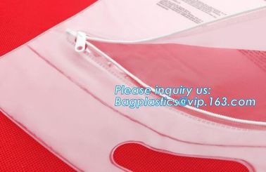 B6 A5 B5 A4 transparent zipper closure document file folder bags file bag,Promotional Portable Custom Zipper Clear Pvc W supplier