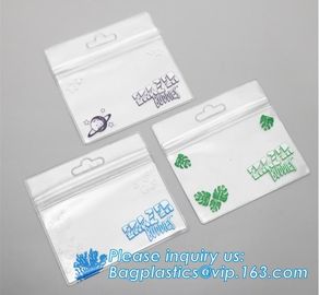 Top grade zip lock clear PVC anti-oxidation Jewelry bag/ jewelry packaging PVC oxidation resistance plastic bag with zip supplier