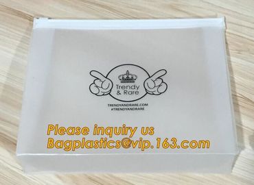 biodegradable beach bikini swimwear packaging bag pvc zipper bag,Eco friendly Slider Zipper Flat Matt Plastic Bag For Do supplier