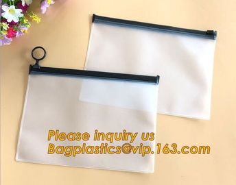 Best price PVC Document Wallet Clear Document Bag With Zipper,Clear Plastic PVC Zip Lock Document Bag A4 PP file bag wit supplier