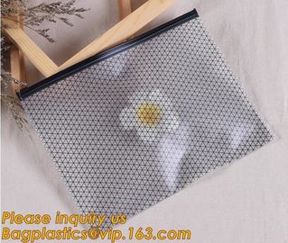 factory office use slider zip lock document bag vinyl plastic PVC bag,document bag with zipper cosmetics offices supplie supplier