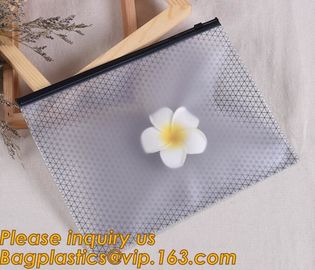 factory office use slider zip lock document bag vinyl plastic PVC bag,document bag with zipper cosmetics offices supplie supplier