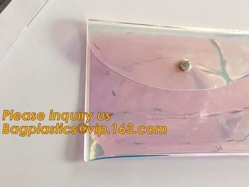 neon button bag, button envelope,A4 Waterproof PVC PP Document Bag,best quality school use pvc document bag for holder supplier