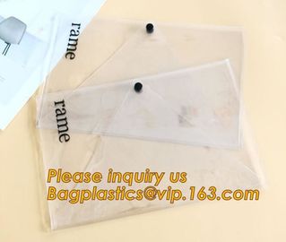 PVC A4 File Folder Document Filing Bag Stationery Bag,Good Quality Custom Cute PVC Documents Filing Bag bagplastics pac supplier