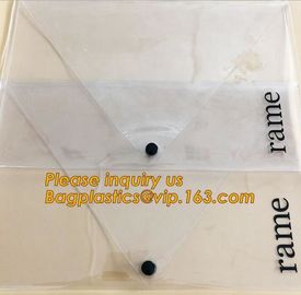 PVC A4 File Folder Document Filing Bag Stationery Bag,Good Quality Custom Cute PVC Documents Filing Bag bagplastics pac supplier