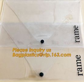 PVC A4 File Folder Document Filing Bag Stationery Bag,Good Quality Custom Cute PVC Documents Filing Bag bagplastics pac supplier