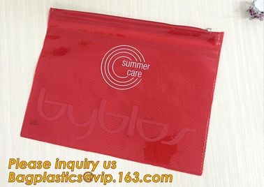 waterproof zip lock document bags,Top quality B4 A4 B5 A5 A6 zipper file bag pvc waterproof zipper document bag bagease supplier