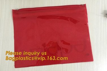 waterproof zip lock document bags,Top quality B4 A4 B5 A5 A6 zipper file bag pvc waterproof zipper document bag bagease supplier