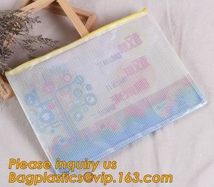 File Holder Stationery Document Bag School Supply File Folder Bag,document bag plastic zipper bag with good price pack supplier