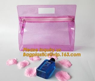 clear pvc zipper toiletry bag travel document stationery bag,office supplies PVC tarpaulin mesh document bag with waterp supplier