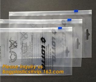 Custom Printed Thick Plastic Poly Zip Lock Waterproof Slider Bags Thick Plastic Poly Bags For swimwear/bikini,bagplastic supplier