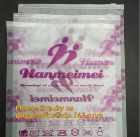 Custom Printed Thick Plastic Poly Zip Lock Waterproof Slider Bags Thick Plastic Poly Bags For swimwear/bikini,bagplastic supplier