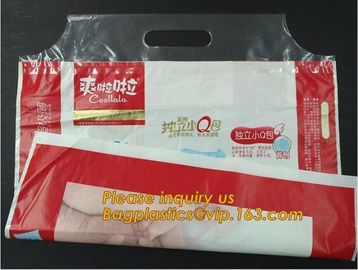 Compostable corn starch Hot selling biodegradable pulling pants nappy packaging plastic diaper bag, corn starch mailing supplier