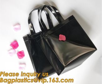 Plastic Bag OEM Custom PVC Loop Handle Image Printed Plastic Shopping Bag,Promotional Clear Waterproof Plastic Cosmetic supplier