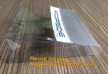 Plastic Bag OEM Custom PVC Loop Handle Image Printed Plastic Shopping Bag,Promotional Clear Waterproof Plastic Cosmetic supplier