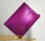 Poly Bubble Mailer with Zip on Top Glitter Make Up Bags,Metallic Glossier Pink Cosmetic Packing k Bubble Pouch Sli supplier