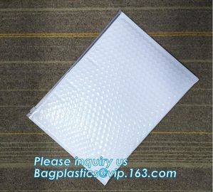 Biodegradable k Reusable Bubble Packing  Zipper Pink Bag, reclosable, slider zipper seal,  metallic bubble b supplier