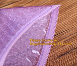 Glossy Black Foil Bubble Slider Zipper Lock Bags,Heat Insulated pallet cover PE Bubble Foil Insulation XPE Foam Foil Ins supplier