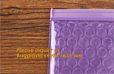 Glossy Black Foil Bubble Slider Zipper Lock Bags,Heat Insulated pallet cover PE Bubble Foil Insulation XPE Foam Foil Ins supplier