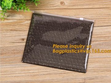 Mini small pouches k bags with slider zip plastic bags zipper bubble mailers with laser film/custom design bagease supplier