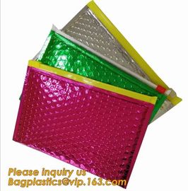 Promotional inner pad slider seal bags Recycled material heavy duty brown kraft paper bubble envelope padded mail bags supplier