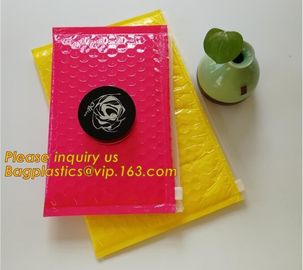 Promotional inner pad slider seal bags Recycled material heavy duty brown kraft paper bubble envelope padded mail bags supplier