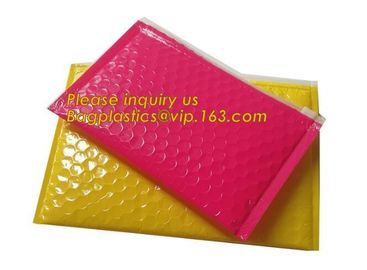 Promotional inner pad slider seal bags Recycled material heavy duty brown kraft paper bubble envelope padded mail bags supplier