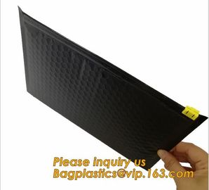 Slider padded grip seal Black matt bags, air bubble bag with slider zipper, anti static slider seal, metallic glossy hol supplier