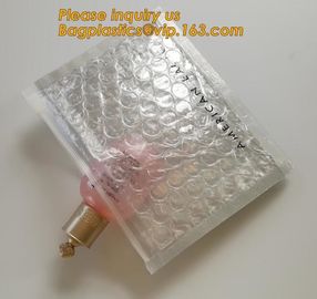 Factory Transparent Cosmetic k clear bubble bags/Hot sale Slider Zipper Bag,wholesale metallic glossy holographic supplier