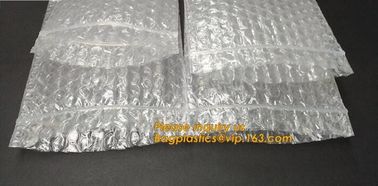 wholesale metallic glossy holographic cosmetic packing k bubble pouch slider zipper bubble bag bagease bagplastics supplier