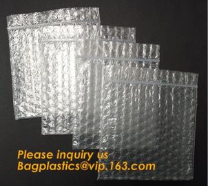 wholesale metallic glossy holographic cosmetic packing k bubble pouch slider zipper bubble bag bagease bagplastics supplier