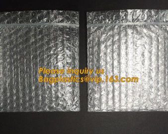 Reclosable Reusable Packing Bubblemetallic glossy holographic cosmetic packing k bubble pouch slider zipper bubble supplier