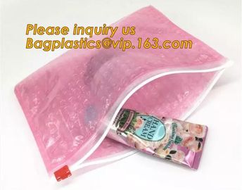 Protection Usage For Packaging Slider Bags Air Bubble Bags,Biodegradable pvc made shock resistance transparent clear zip supplier