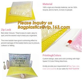 Protection Usage For Packaging Slider Bags Air Bubble Bags,Biodegradable pvc made shock resistance transparent clear zip supplier