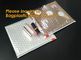 Factory Shiny Rose Gold Silver Cosmetic Zipper Bubble Bag Self Adhesive Plastic Pe Material Mailer Zip Lock Padded Bag, supplier