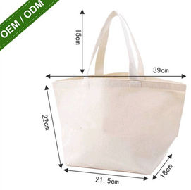 Eco-friendly promotion Fashion cheap cotton canvas tote bag canvas bag, wholesale custom logo printed cotton canvas supplier