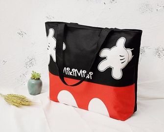 China Custom Logo Promotion Zipper Grocery Shopping 8OZ Canvas Make Up Tote Cotton Bag,350X400MM Custom screen printing supplier