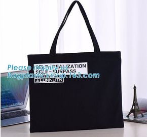 Cotton Canvas Bag With Inner Pocket, Eco Friendly Organic Cotton Canvas Tote Bag,Canvas Shopping Bag bagease bagplastics supplier