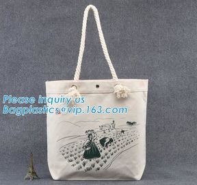 Cotton Canvas Bag With Inner Pocket, Eco Friendly Organic Cotton Canvas Tote Bag,Canvas Shopping Bag bagease bagplastics supplier