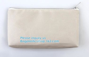 Eco-Friendly Custom Logo Small Pink Small Canvas Pouch,Canvas Zipper Bags Wholesale Sublimation Makeup Pouch Promotional supplier