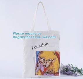 Wholesale High Quality Women Shoulder White Plain Boutique Eco Custom Print 12oz Cotton Canvas Shopping Tote Bag bagease supplier