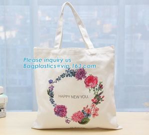 Wholesale High Quality Women Shoulder White Plain Boutique Eco Custom Print 12oz Cotton Canvas Shopping Tote Bag bagease supplier