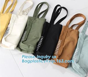 Promotional customized 12 oz canvas shopping tote bags with logo imprinted,Reusable 12oz cotton canvas tote bag with zip supplier