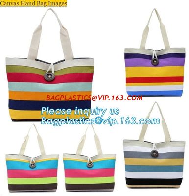 new style black canvas tote bag custom cotton canvas bag gift shopping bag for promotion,Female bag custom stripe beach supplier