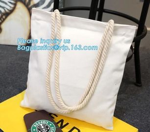 Custom beach tote bag women rope handle print canvas tote bag wholesale,cheap plain blank canvas tote bag promotional supplier