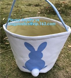 Rabbit canvas basket, Promotion Custom logo slogan Cheap Shopping 8oz 10oz original plain Cotton Canvas bag bagease pack supplier