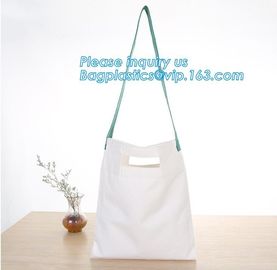 Fashion zipper shoulder bag heavy duty canvas tote bag shopping canvas bag with PP webbing strap bagease bagplastics pac supplier