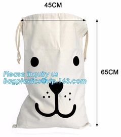 Wholesale promotional eco friendly custom printed logo plain canvas drawstring bag cotton shoe bag personalized canvas supplier